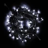 LL75BLW-1-1W Гирлянда Нить 10м Белая с Мерцанием Белого Диода 24В, 75 LED, Провод Черный Каучук, IP65