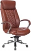 T-9924SL/CHOKOLATE Кресло руководителя Бюрократ T-9924SL светло-коричневый Leather Eichel кожа крестовина металл хром
