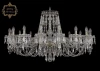 11.23.16.400.Br.Dr Подвесная большая люстра Art Classic 11.23 11.23.16.400.Br.Dr (220V, хрусталь, на цепи, подсвечник, свеча)