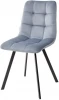 UDC8025BLV06 Стул CHILLI SQUARE BLUVEL-06 BLUE, велюр