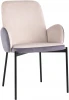 УТ000035489 Стул Дивора велюр светло-розовый с пыльно-сиреневой спинкой Stool Group УТ000035489