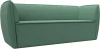 123181 Диван кухонный прямой Бергамо 3-х местный (Зеленый/Рогожка) Лига Диванов арт.123181