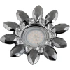 DLS-P112 GU5.3 CHROME/SMOKE+CLEAR Встраиваемый точечный светильник Fametto Peonia DLS-P112 GU5.3 CHROME/SMOKE+CLEAR