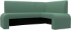 126135 Диван кухонный угловой Кармен правый угол (Зеленый/Рогожка) Лига Диванов арт.126135