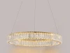 8240/60 gold Подвесной светильник светодиодный хрустальный Newport 8240 8240/60 gold (220V, на тросе, кольцо)