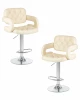 LM-3460-N_CH-M_EL-cream Набор 2 шт стул барный DOBRIN TIESTO (кремовый)