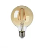 106723 Ретро лампочка накаливания Эдисона шар прозрачная E27 3W 220V желтое свечение MarkSlojd Filament 106723
