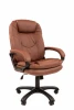 CHAIRMAN 668 Офисное кресло Chairman 668 Россия экопремиум коричневый (черный пластик)