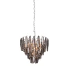 V5349-9/6+1 Подвесная люстра каскадная Vitaluce V5349-9/6+1 (220V, хрусталь, на цепи)