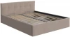 2028717 PROxSON Кровать Domo с бельевым ящиком (Ткань: Велюр Monopoly Миндаль (111)) 160x200