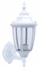 HL275 (075-013-0001) white Светильник настенный уличный Horoz Leylak, 1 плафон, белый с прозрачным