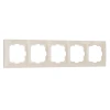 W0052003 Рамка на 5 постов Snabb basic (слоновая кость) Werkel W0052003 (a051292)
