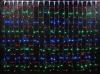 RL-C2*3C3-T/M Гирлянда светодиодная Занавес разноцветная 8 режимов свечения 220B, 300 LED, провод прозрачный, IP54 RL-C2*3C3-T/M Rich LED