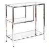 2043-CS clear Консольный стол AllConsoles 2043-CS clear зеркальный хром
