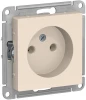 ATN000241 Розетка встраиваемая без заземления (бежевый) Systeme Electric AtlasDesign ATN000241