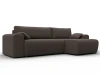 133693 Диван угловой Лига-099 угол универсальный (ДВП,ДСП,ЛДСП,Брус,Фанера/Пластик/Рогожка/Коричневый) Лига Диванов 133693