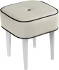 686584 Табурет Handy SQ ОГОГО (арт.686584), (Ткань/Белый)