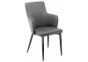 15269 Обеденный стул на металлокаркасе Woodville Benza grey / black 15269