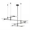4307/16 Потолочная люстра на штанге Odeon Light Defance 4307/16 черный/акрилл/металл IP20 G9 40W *16 180° 220V