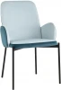 УТ000035487 Стул Дивора велюр светло-голубой с синей спинкой Stool Group УТ000035487