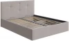 2028859 PROxSON Кровать Mono с бельевым ящиком (Ткань: Рогожка Тетра Бежевый) 90x200