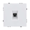 EC-017WG Розетка Ethernet RJ45 белый глянцевый Kollinger Eclipse EC-017WG