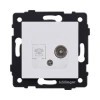REA-013WM Розетка двойная TV (мама) + телефонная розетка RJ11, белый матовый Kollinger REA-013WM для Aspekt, Eleganz, Reflex