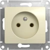 GSL000241 Розетка встраиваемая без заземления (бежевый) Systeme Electric Glossa GSL000241