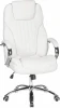 114B-LMR CHESTER, цвет белый Офисное кресло для руководителей CHESTER (белый)
