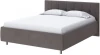 1928048 PROxSON Кровать Diamo без основания (Ткань: Велюр Monopoly Капучино (297)) 90x190