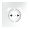 VLS000902 Накладка для розетки с заземлением и защитными шторками, с USB A+A Voltum S70 VLS000902 (белый матовый)