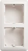 KP-252-18 Коробка наружного монтажа подъемная с рамкой на 2 поста (Белый) Systeme Electric W59 KP-252-18