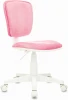 CH-W204NX/VELV36 Кресло детское Бюрократ CH-W204NX розовый Velvet 36 крестовина пластик пластик белый