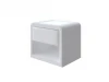 2031691 Тумба Cube (Ткань: Велюр Teddy Снежный) PROxSON 52x41 2031691