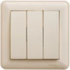 VS0510-351-28 Выключатель встраиваемый трехклавишный (слоновая кость) Systeme Electric W59 VS0510-351-28