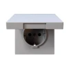 FD5505PWM Розетка с защитной крышкой и шторками (белый матовый) Jasmart FD FD5505PWM