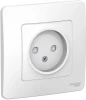 BLNRS000111 Розетка встраиваемая без заземления со шторками (белый) Systeme Electric Blanca BLNRS000111