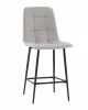 УТ000041432 Стул полубарный Одди велюр светло-серый Stool Group арт.УТ000041432