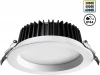 359415 Светильник встраиваемый Novotech Drum 359415 белый с переключателем цв. температуры IP44 LED 20W 220V 3000К\4000К\6000К (круглые)