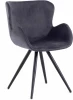 19041 Кресло BOEING ( mod. 9120) / 1 шт. в упаковке Tetchair (Металл,Вельвет/Серый,Черный) арт.19041