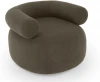 833535 Кресло Tirella вращающееся ОГОГО (арт.833535), (Искусственный мех/Коричневый)