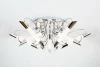 401/9PF-LEDChrome Потолочная люстра IDLamp Milada 401/9PF-LEDChrome