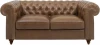 329646 Диван Chester Classic ОГОГО (арт.329646), (Ткань/Коричневый)