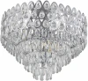 372019/8/50/550 CR Потолочная люстра хрустальная на штанге Arte Milano Sorrento-2019 372019/8/50/550 CR (220V)
