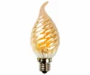 098356-3,33 Лампочка светодиодная свеча на ветру желтая колба E27 6 Вт 2700K Kink Light 098356-3,33