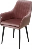 480M04381 Стул M-City Роден Blitz 08 Сиреневый, велюр/ черный каркас