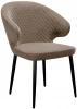 00-00062186 Стул DikLine 355 микровелюр Z48 капучино, ножки черные