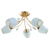 834/5PF-Dorato Потолочная люстра IDLamp 834 834/5PF-Dorato