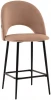 УТ000040866 Стул полубарный Stool Group Меган велюр бежевый арт.УТ000040866