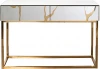 KFG197 Консоль зеркальная c золотым декором 120*42*79см Garda Decor арт.KFG197